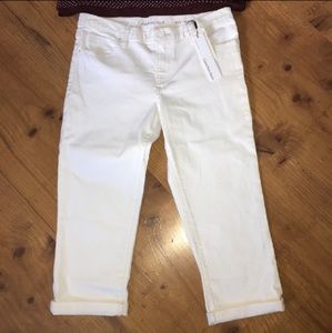 Calvin Klein cropped boyfriend capris